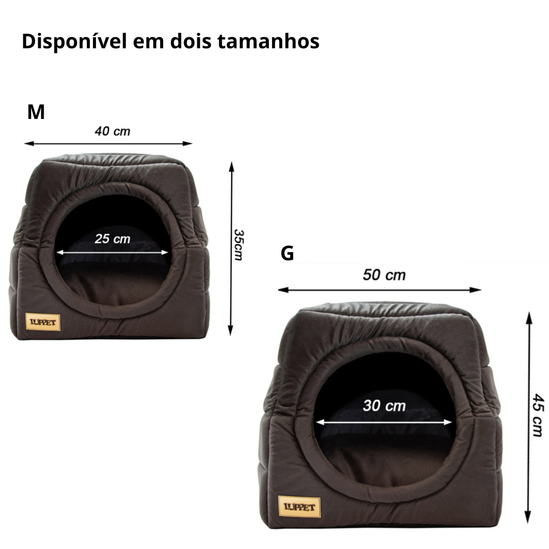 cama pet iglu e toca